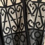 Jack Winter Wool Sweater Vintage Hand Knitted Cardigan Buttons Black Medium Photo 1