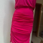 Adrianna Papell  Fuschia Pink Sinched Bodycon Cocktail Dress Photo 2