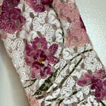 rabbit rabbit rabbit Designs Pink, White & Fuchsia Crochet Overlay Dress. Size L Pink Size L Photo 5