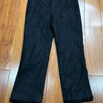 Zadig & Voltaire  Black wool gold striped lined pants 34 Cm Photo 0