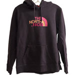 The North Face  Womens Pullover Hoodie Sweatshirt Size L Dark Purple Logo Graphic Photo 0