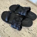 Free People NWOB Leather Winding River Sandal in Black Photo 10