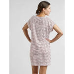 Title Nine  Hiolani V Neck T-Shirt Dress with Pockets in‎ Painted Stripe Medium Photo 1