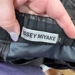 Issey Miyake Size 3 Faux Leather Pants‎ Pleat Jogger Chic Streetwear Japan Brown Photo 5