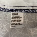 Crown & Ivy Fish Print Navy White Shorts Size 12 Photo 4