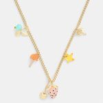 Coach NWT X Observed By Us Strawberry Heart Charm Necklace Photo 5