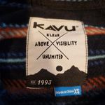 KAVU  women's Multicolor Striped Fleece XS S Photo 2