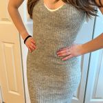 H&M Grey Tight Maxi Dress Photo 2