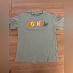NEW Oversized “Boy Mom” Shirt Patch Shirt Casual Crew Neck M Green Size M Photo 3