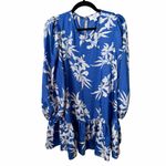 Alexis  Coastal Floral Large Blue Dress Sz L Photo 2