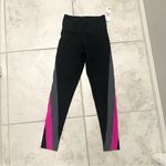 DKNY NEW Sport Balance Compression Super High Waist 7/8 Color Block Leggings XS Photo 1
