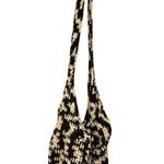 Hand Crocheted Shoulder‎ Bag Black Photo 0