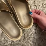 MIA  Gold Strap Sandals Photo 4