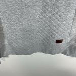 L.L.Bean  Womens Quilted Quarter Zip Pullover Sweatshirt Long Sleeve Gray SZ‎ XS Photo 2