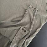 American Eagle Outfitters Green ribbed Bodysuit Photo 4