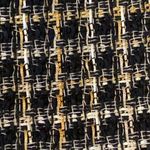 Evan Picone Evan-Picone Blazer 12 Black Gold White Tweed Lined Pockets Jacket Photo 8