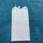 Free People Intimately Seamless Mini Slip Dress Sz M/L Ivory Cami Spaghetti NWT Photo 6