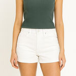 Old Navy  Size Medium Blue Waffle Knit Crop Tank Top New With Tags Photo 0