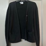Lilly Pulitzer White Label Vintage Black Cotton Cardigan Photo 0