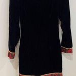 Jessica McClintock VTG  black velvet holiday dress size 8 Photo 0