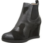 Donald‎ J Pliner Dillon Black Distressed Ankle Wedge Boots 7.5 grunge chic Photo 0