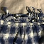 Madewell  Indigo Plaid Tank Top Size M Photo 5