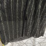 All in Favor  Dress - Nordstrom - NWT Blk Silver, Tie Front, V Neck Elastic Waist Photo 12