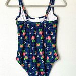Modcloth NWOT Brandy Underwire One-Piece Navy Strawberry Print Swimsuit Small Photo 3