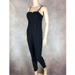 Material Girl  Bustier Black Fitted Jumpsuit NWT LARGE Photo 1