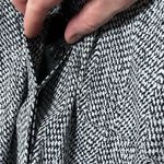 Athleta  Braiden Shirt Jacket Textured Black White Women’s Size XS Oversized Laye Photo 4