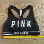 PINK - Victoria's Secret Victoria’s Secret (“PINK”) Black and White Sports Bra, Medium Photo 9