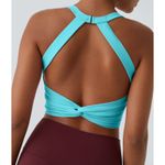 Halara  SoftlyZero Plush Cut Out Cropped Yoga Tank Top Photo 2