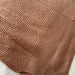 Free People  women cozy waffle knit longline oversized sweater Photo 7