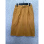 Briggs Women's Skirt Size 10 Vintage 100% Wool USA Knee Length Burnt Orange Photo 1