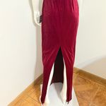 Feeling Flawless Burgundy Velvet V Photo 9