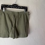 Faded Glory  Authentic Green Cotton Cargo Shorts Women’s‎ Small Drawstring Photo 1
