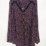 Torrid Button Down Top Womens 3X Heart Print Relaxed Comfort Soft Photo 0