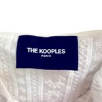 The Kooples  women’s 2 white floral &  dot embroidered ruffle sleeve crop top Photo 8