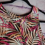 Lands' End  TROPICAL LEAF PRINTED TANKINI TOP MODEST WITH SUPPORT CUPS 12 Photo 2