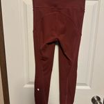 Lululemon  athletica Burgundy Leggings Photo 2