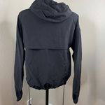 John Galt John J Galt Black Pullover 1/2 Zip Zip Pouch Sz M? Fit Hooded Nylon Coat Jacket Photo 9