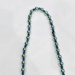 Mardi Gras Blue Dolphins Parade Party Beads Necklace Photo 2