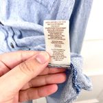 Free People  Magic Breeze Shirt Blue Stripe Long Sleeve Size S OB674612 Photo 4