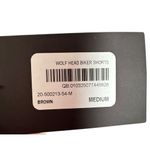 NWT Darc Sport She Wolf Head Biker Shorts Size M Brown High Waist Gym Streetwear Tan Size M Photo 5