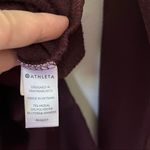 Athleta  Coaster Luxe Sweatshirt Burgundy Pullover Thumbholes Women’s Size XS Photo 10