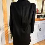 Jules Miller Black Oversize Wool Vintage 1980's Coat, Big Shoulders, S/M. Photo 3
