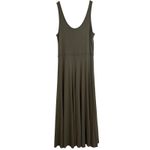 Marine layer Olive Green Lexi Rib Sleeveless Midi Dress Size L Photo 2
