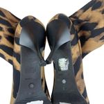 Stuart Weitzman  Slain Leopard Print Pull On Stiletto Boots Photo 7