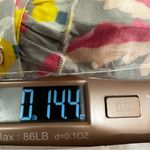 CK Bradley Wildflower Gray Annabelle Maxi Dress L | Puff Sleeve Tiered Cottage Size L Photo 10