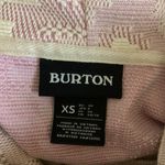 Burton  Pink Aztec Cowl Neck Pullover XS Cozy Organic Cotton Blend Sweater Photo 2